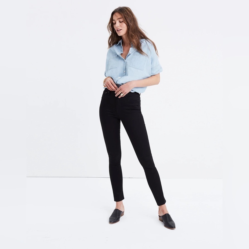 Madewell 10" High-Rise‎ Skinny Jeans in Carbondale Wash Size 27